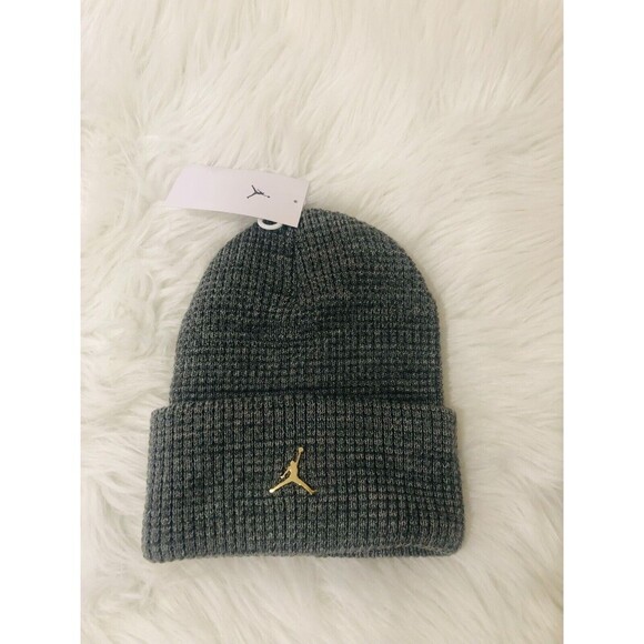Air Jordan Men's Utility Beanie Unisex Gray One Size DM8272-091 NWT - Picture 6 of 8